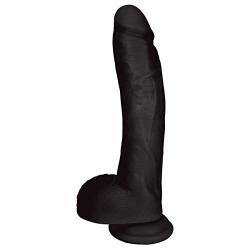 Curve Novelties Jock Dong with Balls, Black, 10"