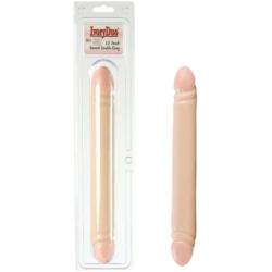 CalExotics Smooth Double Dildo, Ivory, 12 Inches