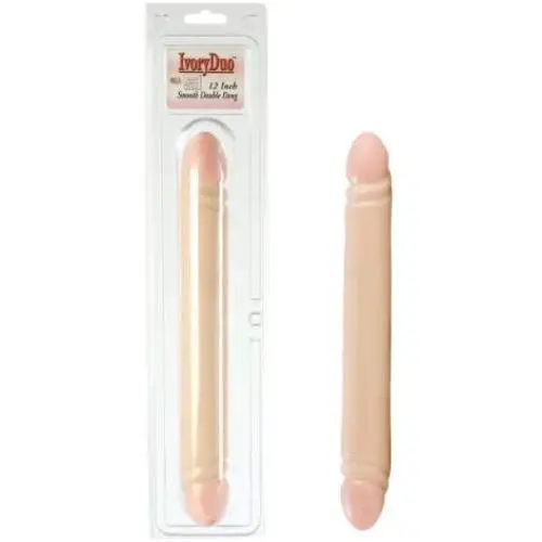 CalExotics Smooth Double Dildo, Ivory, 12 Inches CalExotics Smooth Double Dildo, Ivory, 12 Inches