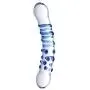Prisms Dual Ended Glass Dildo, Blue Prisms Dual Ended Glass Dildo, Blue