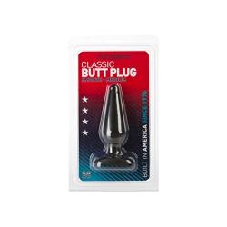 Doc Johnson Classic Butt Plug, Medium, Black