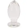 Eastern Delights Rock The Hell Huge Glass Butt Plug,G-spot Crystal Anal Plug Bum Plug Pleasure Wand Anal Trainer Sex Toy (Extra Large)