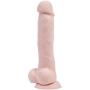 Adams True Feel Rechargeable Dildo with Wireless Remote Control - Beige