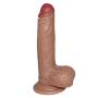 Lfcmf Soft Díllo Realistic -ĎîLdɔ Suction Cup Base for Hands Free Options (Color : Brown)