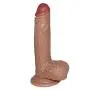 Lfcmf Soft Díllo Realistic -ĎîLdɔ Suction Cup Base for Hands Free Options (Color : Brown)