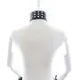 kanersty Black PU Leather Handcuffs with Lock Neck Strap Adjustable Tied Bondage Set kanersty Black PU Leather Handcuffs with Lock Neck Strap Adjustable Tied Bondage Set