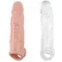 True Feel Realistic Male Extension Extender Enhancer Sleeve with Ball Loop Stamina Trainer for Men (Color : Natural) True Feel Realistic Male Extension Extender Enhancer Sleeve with Ball Loop Stamina Trainer for Men (Color : Natural)