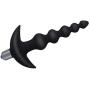 a-YUEYUE Silicone Multispeed Beads Amal Plug Massager for Women Men