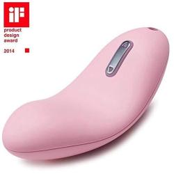 SVAKOM Wireless Echo [Mini Curved Vibrator] Clitoral Stimulation [Rechargeable] [ Tongue Looking Design] [5 Multi Speed] Sex Toys for Women (Pink-1)