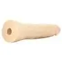 Doc Johnson Vac-U-Lock - 7 Inch Thin Dong - PVC - F-Machine and Harness Compatible Dildo - Vanilla