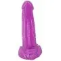 MLSice Real Animal Dinosaur Dildo S Shape Curved Beads Fake Penis Big Dick with Suction Cup Sex Toys for Women Anal Massage Plug Adult Sex Products 6.9 Inch - Purple