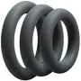 Doc Johnson OptiMALE - Thick 3 C-Ring Set - Stretchy Silicone - Slate Doc Johnson OptiMALE - Thick 3 C-Ring Set - Stretchy Silicone - Slate