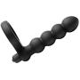 Frisky Double Fun Cock Ring with Double Penetration Vibe