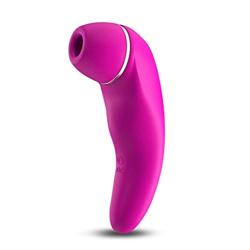 Wireless Suction Dildo Vibrator G Spot for Clitoris Stimulation, Waterproof Clit Stimulator with 10 Vibration Modes Quiet Motor for Women USB Magnetic Rechargeable