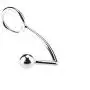 Stainless Steel Metal Anal Hook with Penis Ring for Male, Anal Plug,Penis Chastity Lock,Fetish Cock Ring (45mm)