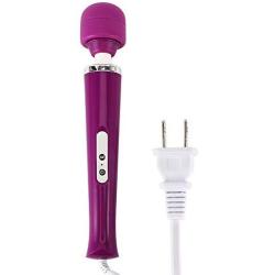 Wand Massager Electric Handheld Massager with Magic 10 Powerful Speeds Strongest Therapeutic Vibrating Power for Sore Back, Foot, Body Muscle Aches (Purple)