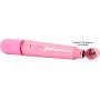 Pure Love 9” Silicone Vibrating Wand and Personal Massager, Pink Color, Adult Sex Toy, Body Massager