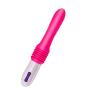 45 Mm Telescopic Distance Rechargeable Automatic Retractable Multispeed Body Vibrating Massager Machine with Suction Cup for Adult Toys