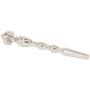 Eastern Delights 4 Inches Stainless Screw Solid Urethral Sounds Plug for Beginner