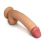 Healthy Vibes Big Dick Dirk Dildo the Porn Star Molded Huge 11.5 Inch Realistic Flesh Lifelike Penis with Suction Cup, Strap On Sex Toy Dong for Men, Women & Couples