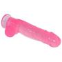 Full 11 Inch Real Silicone with Strong Cup - Pink - Lianyaoshi1.1