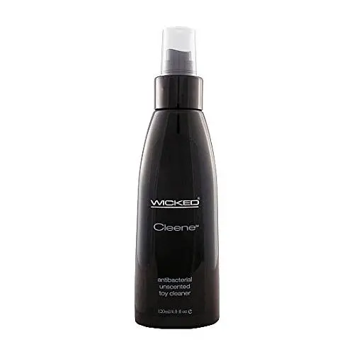 Wicked Sensual Care Wicked Cleene Antibacterial Toy Cleaner 4 Ounce Spray Wicked Sensual Care Wicked Cleene Antibacterial Toy Cleaner 4 Ounce Spray