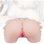 FST 3D Realistic Pussy Ass Male Masturbator Lifelike Vagina Anus Love Doll for Men Masturbation with 2 Holes