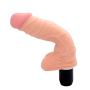 Vibrating Bendable Dildo - Realistic Veins and Tapered Head - Multi-Speed Vibrations - Adult Sex Toy Vibrator