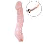 Penis Condom Extender with Cock Ring, James Love Soft Penis Enlarger Sleeve Sexual Delay Ejaculation Erection Enhancing Improve Endurance Bigger Harder Longer Stronger Penis Sex Toy for Men