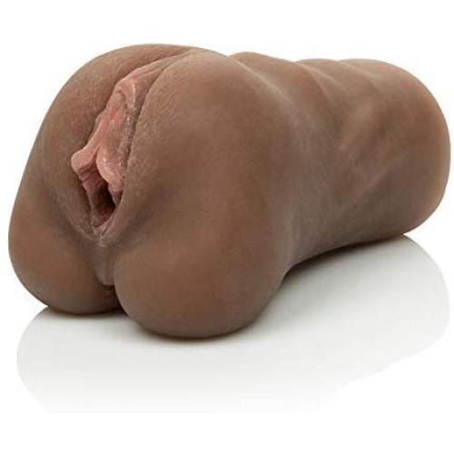 Calexotics Stroke It Pussy Heavy Duty Male Masturbator, Brown Calexotics Stroke It Pussy Heavy Duty Male Masturbator, Brown