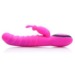 HEAT Flushed 12X Self-Heating Rabbit Vibrator