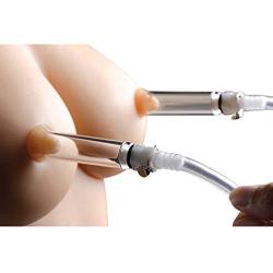 Size Matters Nipple Pumping System with Dual Detachable Acrylic Cylinders