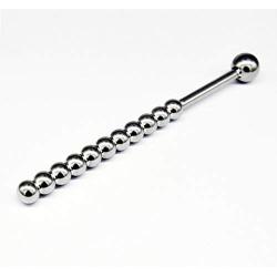 YiFeng Durable Stainless Steel Silicone Urethral Sound Catheter Metal Penis Plug Stretching Beads Insert Dilator