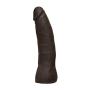 Doc Johnson Vac-U-Lock - 7 Inch Thin Dong - ULTRASKYN - F-Machine and Harness Compatible Dildo - Chocolate