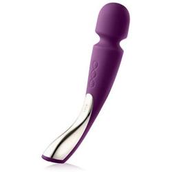 LELO SMART WAND Cordless Body Massager, Large Size, Plum, Powerful Rechargeable Vibrator to Massage You From Head to Toe