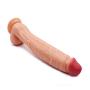 JSCRlove 100% Waterproof 12 Inch Soft Reǎlîstǐc Ðildǒ Flesh Realistic Dual Density Toy with Strong Suction Cup Comfortable Līfelikě Private Toy Women Underwear
