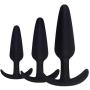 RITER 3pcs Silicone Amal Plug Six-Toys Massager for Women Beginner