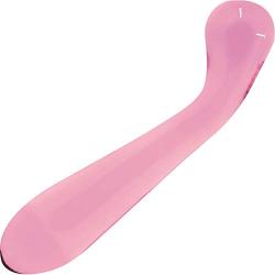 Ns Novelties Crystal Glass G-spot Wand, Pink