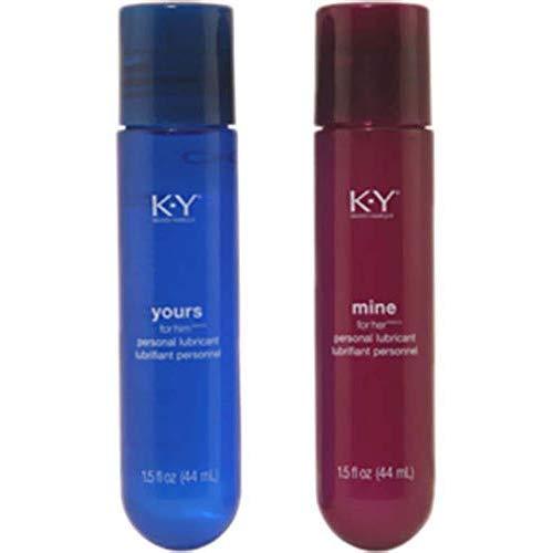 KY Yours and Mine His and Hers Personal Lubricant Set, 1.5 fl Oz Each