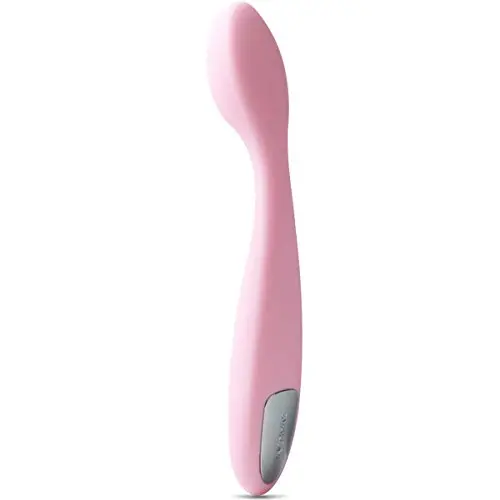 SVAKOM Keri - Pink Rechargeable, Contoured Vibrator - Waterproof Dildo - Vibrating Personal Massager - Sex Toys for Men, Women & Couples - Intelligent & Quiet