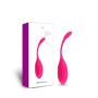InvincibleFun Comfort Waterproof Vibrártor Rechargable Silicone Love Eggs Mini Interactive Massager Wand, 16 Speeds of Powerful Massager Personal Bullet Vibe Remote Control Scene Props Swell
