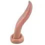 MLSice Anal Plug Realistic Tongue Lick Tease Dildo Butt Plug Vagina G Spot Clitoral Stimulate Flirt Foreplay Sex Toys Oral Sex Erotic Products Rough Surface for Women Lesbian - Skin