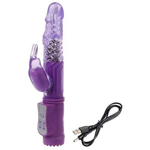 QUQUMARY Powerful Cordless Handheld Waterproof Rebbit Vipe Toy for Women,Th-Rusting Multispeed G-SPO-t Body Tool