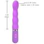 Zcargel Waterproof 10 Frequency Bead Wand Vibrator Clitoral G-spot Stimulation Soft Silicone Strong Powerful Vibrating best Masturbation for Women
