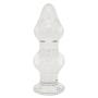 Gourd Shape Anal Sex Trainer Glass Pleasure Butt Plug Wand, Eastern Delights Elite Anal Sex Toy for Couples