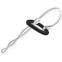 Raycity Stainless Steel Urethral Sound w/Silicone Dilator Catheter Penis Plug Tube Stretcher Ring for Beginner Men