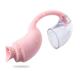 MXJYB Cute Waterproof 7-Frequency Vibrating Suction bar Vǐ-rát r, Shirt Multi-Speed Clǐt r-ǐal Suck-ǐngToy MXJYB