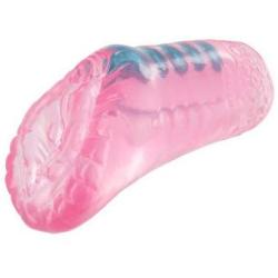 Sexflesh Pink Beaded Vagina Stroker