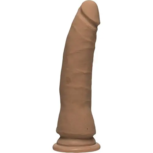 Doc Johnson The D - Thin D - 7 Inch - ULTRASKYN - 7" Long and 2" Wide - Strong Suction Cup Base - O-Ring Harness Compatible Dildo, Caramel Doc Johnson The D - Thin D - 7 Inch - ULTRASKYN - 7" Long and 2" Wide - Strong Suction Cup Base - O-Ring Harness Compatible Dildo, Caramel