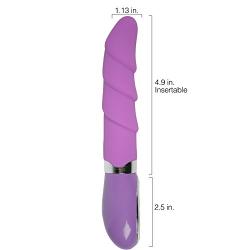 Silicone Rippled Vibrator for G Spot or Clit Stimulation Multi Function Strong Vibrations Sex Toy